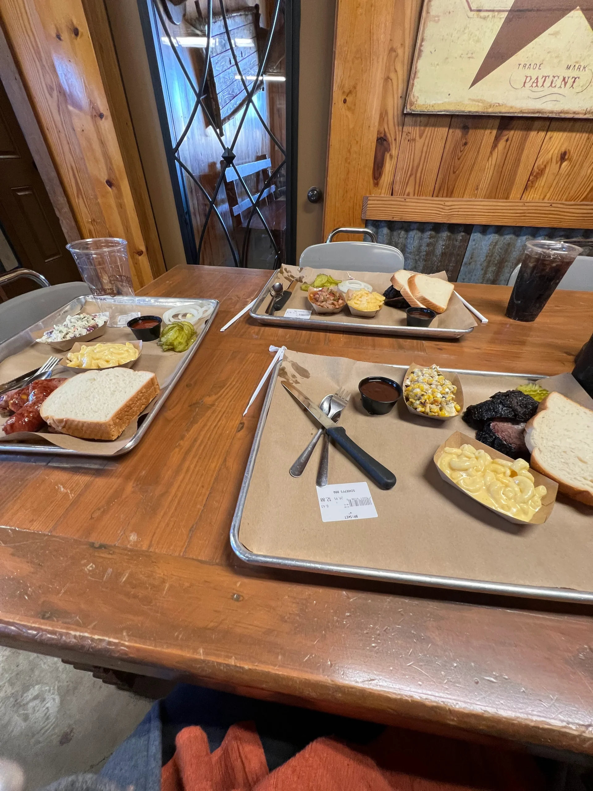 A plate of BBQ at a local belton restaurant.