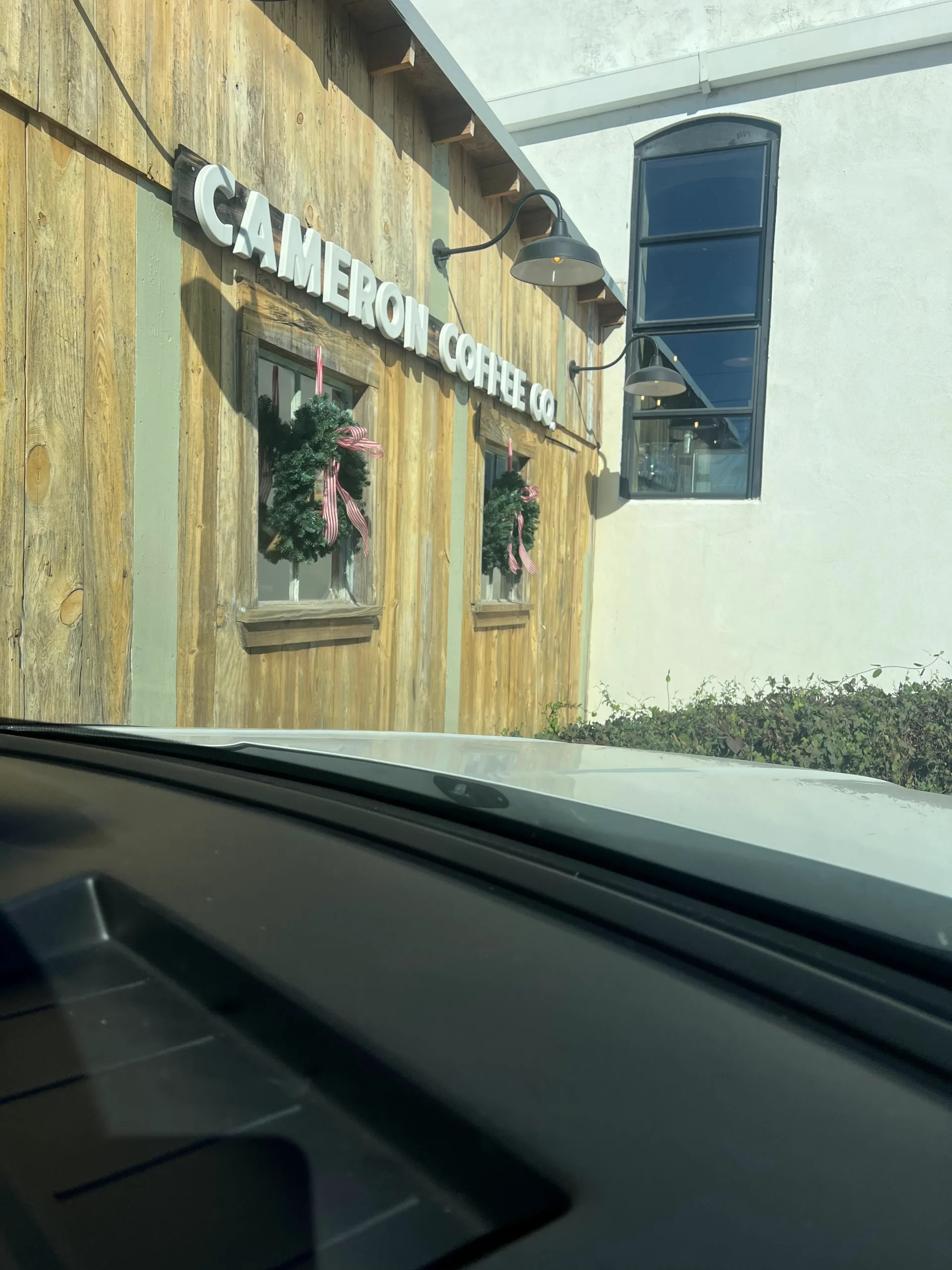 Store front of Cameron Coffee Co. in Cameron